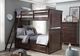 Legacy Kids Teen Canterbury Warm Cherry Twin over Twin Youth Bunk Bed-1
