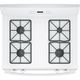 GE® 30" White Freestanding Gas Range-2