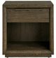 Universal Explore Home™ Modern Sable 1-Drawer Nightstand-2