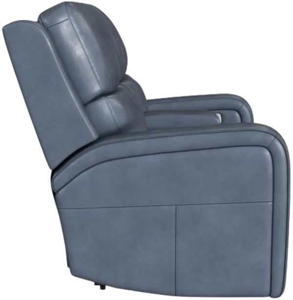 Flexsteel® Oasis Storm Leather Power Reclining Loveseat with Console-2