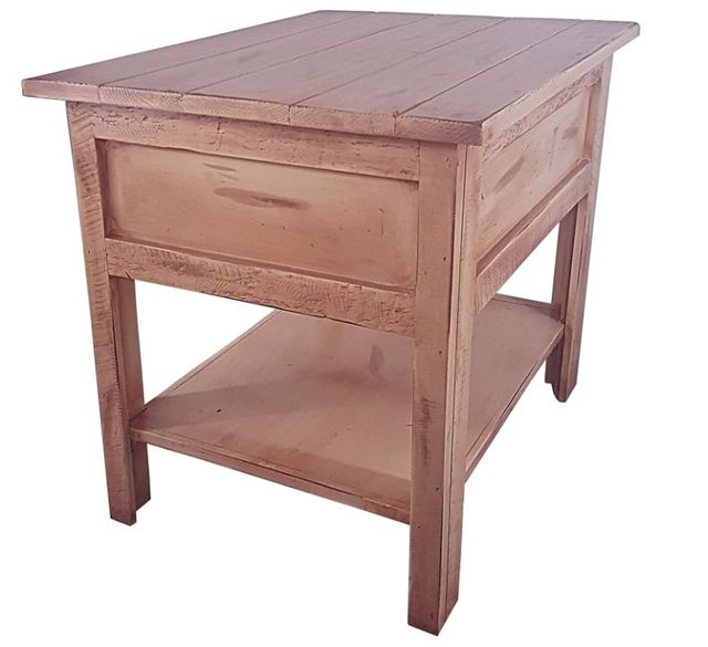 American Heartland Manufacturing Rustic End Table-1