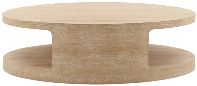 Dovetail Furniture Hilaire Light Natural Coffee Table-2