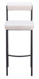 Zuo® Modern Livorno Ivory Barstool-2