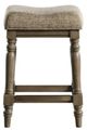 Intercon Balboa Park Brown/Roasted Oak 18" Backless Stool-1