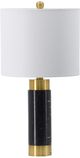 A & B Home Black/Gold Cylinder Lamp-0