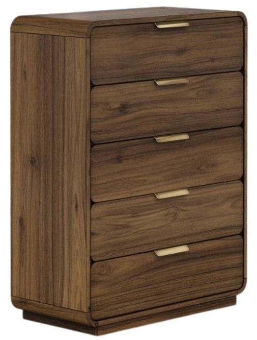 Bernards Westfield Brown 5-Drawer Chest-0