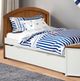 Furniture of America® Poseidon Oak/White Twin Captain Bed -2
