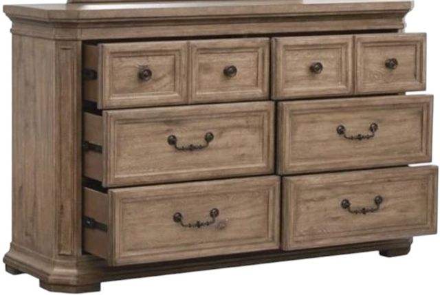 Magnussen Home® Adler Court Florentine Walnut Drawer Dresser-3