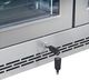 FORNO® Abruzzo Series Alta Qualita 48" 24 Cu. Ft. Stainless Steel Dual Zone Wine Cooler with Green Acrylic Holders-5