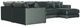 Jackson Furniture Remington 5-Piece Pine U-Shape Sectional-1