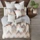 Olliix by INK+IVY Alpine Blush Kin/California King Cotton Comforter Mini Set-3