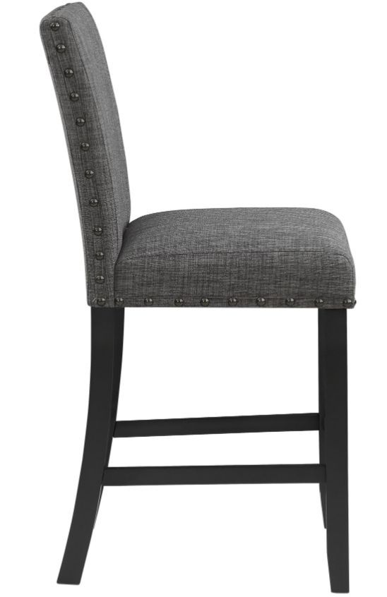 Global Furniture USA D1622 Black/Gray Bar Stool-3