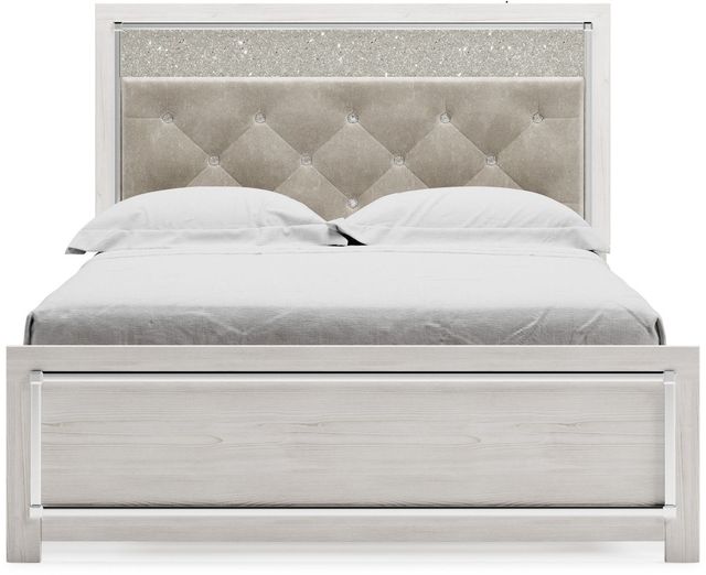 Signature Design by Ashley® Altyra 4-Piece White King Panel Bed Set-1