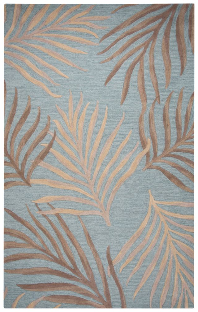 Rizzy Home Cabot Bay Seafoam 5' x 8' Rug-0