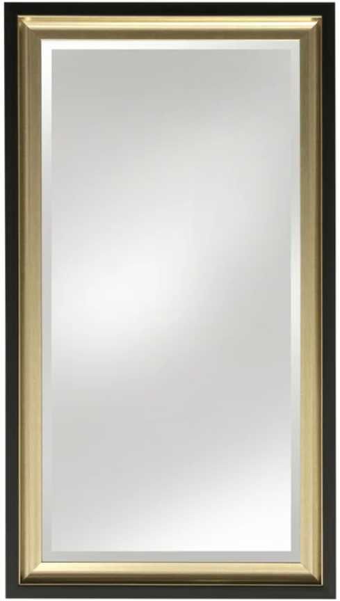 Stylecraft Black/Gold Framed Mirror-0