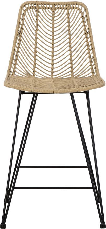Signature Design by Ashley® Angentree Natural/Black Counter Stool-1