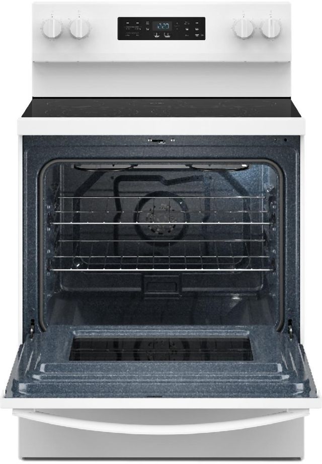 Whirlpool® 30" White Freestanding Electric Range with Air Cooking Technology-3