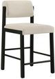 Coaster® Kehoe 2-Piece Black/Cream Counter Stool Set-3
