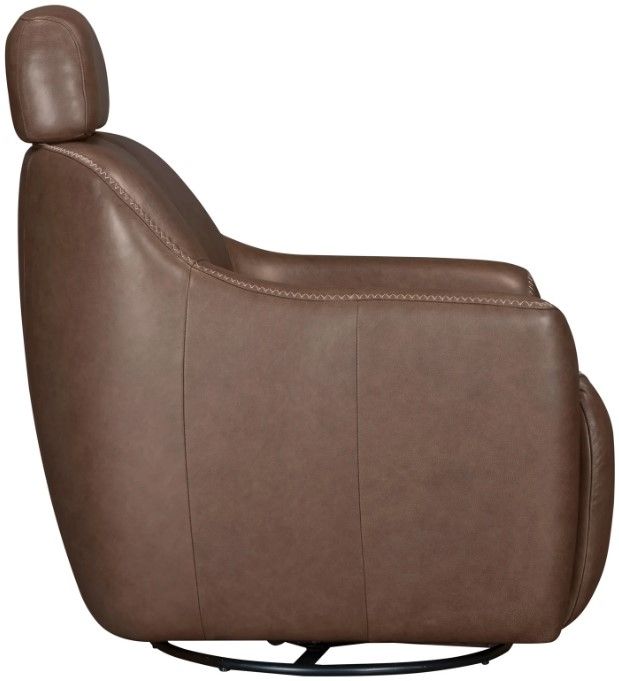 Parker House® Miles Renaissance Tobacco Swivel Gliding Accent Chair-2