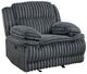 Homelegance® Goodland Dark Gray Manual Glider Reclining Chair-0