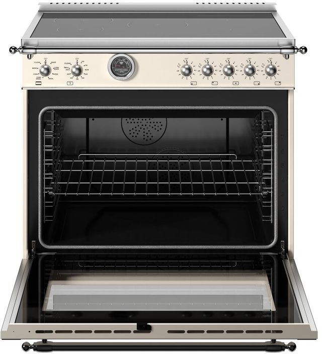 Bertazzoni Heritage Series 36" Ivory Pro Style Induction Range-1
