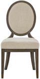 Universal Explore Home™ Montclair Cocoa/Silken Fog Oval Side Chair-2