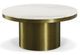 VIG Furniture Modrest Rocky Gold/White Coffee Table-0