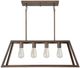 YHD Skyline Ridge Oil Rubbed Bronze 4-Light Chandelier-0