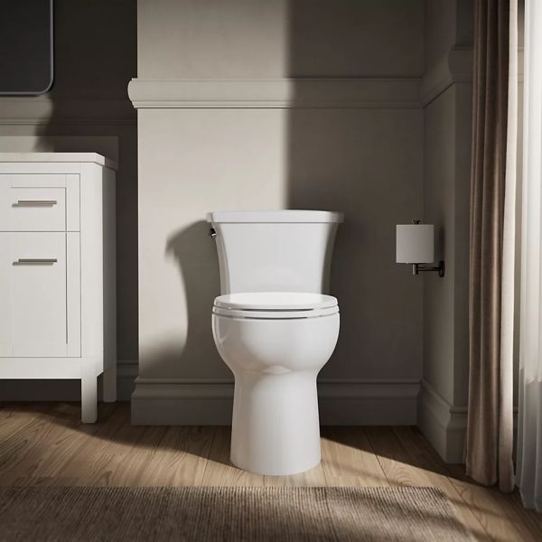 KOHLER® Highline® White 1-Piece Elongated Toilet, 1.28 Gpf-3