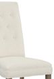 Fairfield® Customizable Entree Dining Straight Tall Back Tufted Armless Stack Chair-2