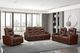 New Classic® Home Furnishings Chester Brown Power Reclining Sofa-1