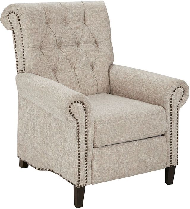 Olliix by Madison Park Cream Aidan Push Back Recliner-0