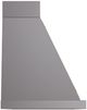 Ilve® Nostalgie II Noblesse 40" Graphite Matte Wall Mounted Range Hood with Brass Trim-2