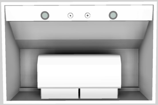 Vent-A-Hood® 36" White Wall Mounted Range Hood-3