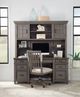 aspenhome® Caraway Aged Slate Credenza and Hutch-1