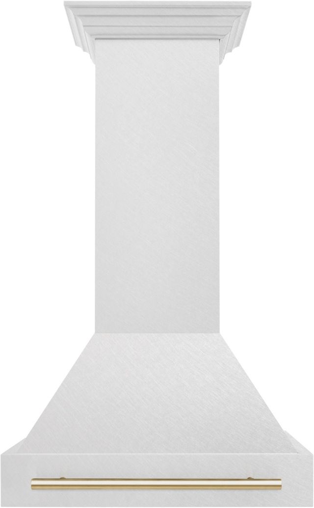 ZLINE Autograph Edition 30" Satin Stainless Steel Wall Mounted Range Hood-0