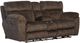 Catnapper® Sedona Mocha Power Reclining Lay Flat Console Loveseat with Storage and Cupholders-0