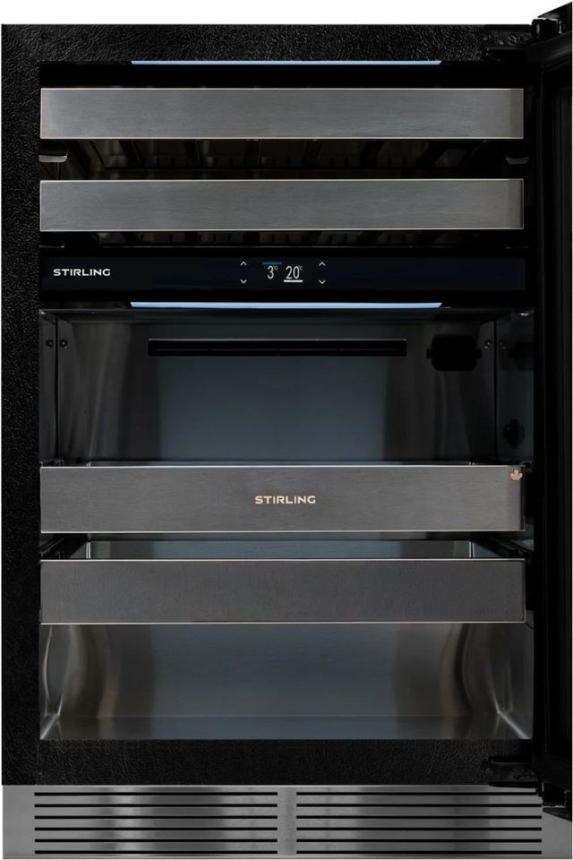 Stirling 24" 5.3 Cu. Ft. Panel Ready Built In Beverage Center-3