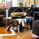 Harp & Finial® Jakarta Chamcha Gray Small Coffee Table-1