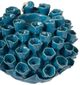 A & B Home Blue Candle Holder-1