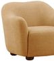 Dovetail Furniture Francesca Topanga Ochre/Dark Brown Sofa Chair-0