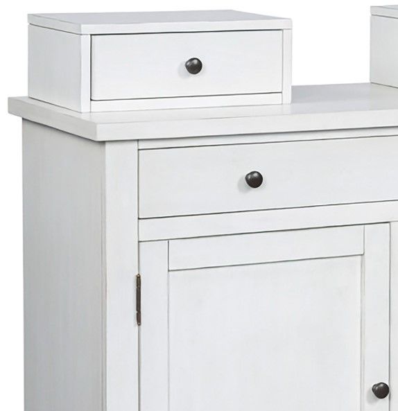 Signature Design by Ashley® Chadworth White Bakers Rack Base-1