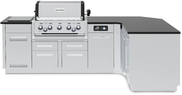 Broil King® Imperial™ QS 590iG Stainless Steel Liquid Propane Outdoor Kitchen Kit-0