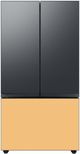 Samsung Bespoke 18" Matte Black Steel French Door Refrigerator Top Panel-3