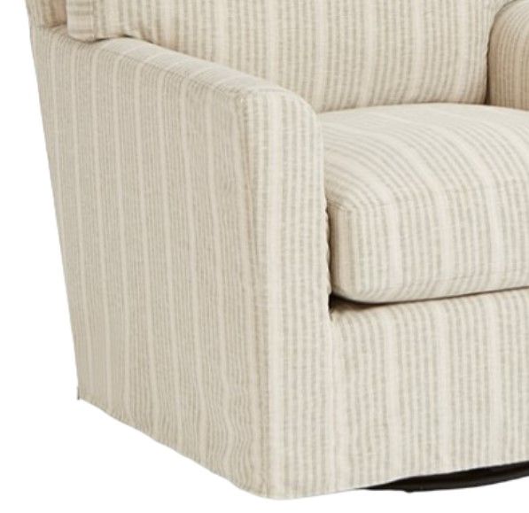 Four Seasons Customizable Salem Slipcovered Swivel Glider -1