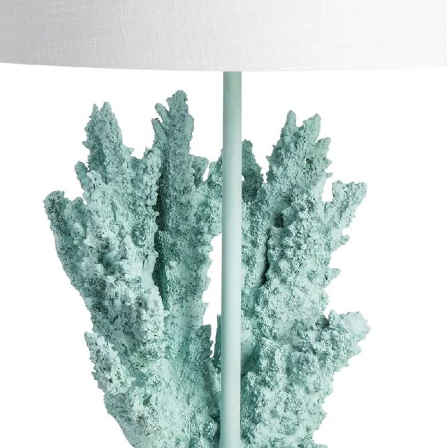 Crestview Collection Coral Blue Table Lamp-1