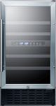 Summit® 18" Stainless Steel Wine Cooler-0