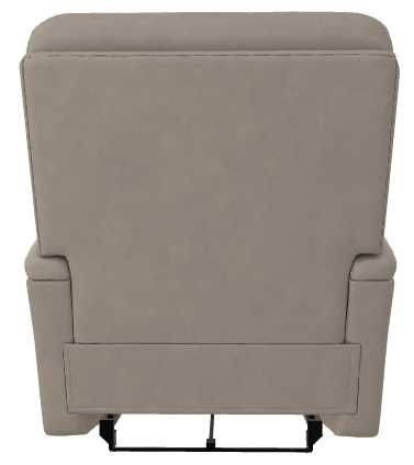 La-Z-Boy® Ava Ivory Leather Power Wall Recliner with Headrest and Lumbar-3