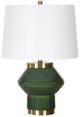 Uttermost® Tayson Antique Brass/Jade Green Table Lamp-0