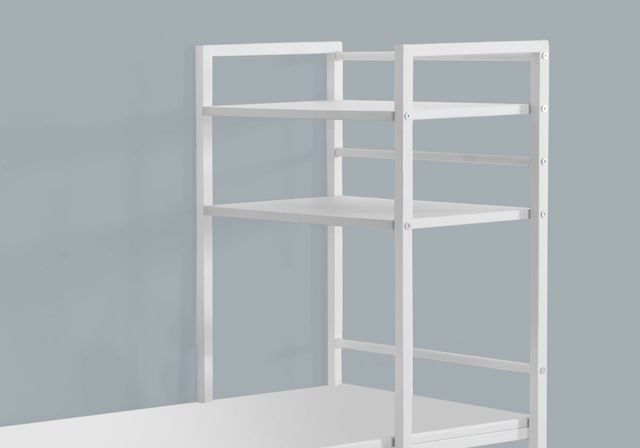 Monarch Specialties Inc. 48"L White Top Metal Computer Desk-1